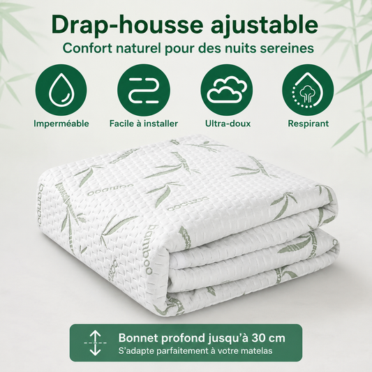 Protège-matelas rafraîchissant Glacy — Bambou