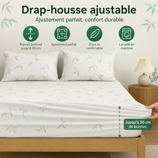 Protège-matelas rafraîchissant Glacy — Bambou